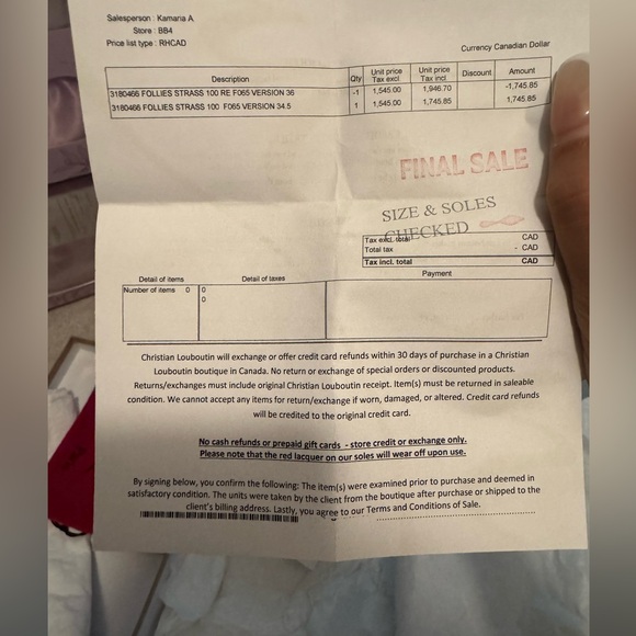 follies Strass Christian louboutin shoes - Picture 6 of 6